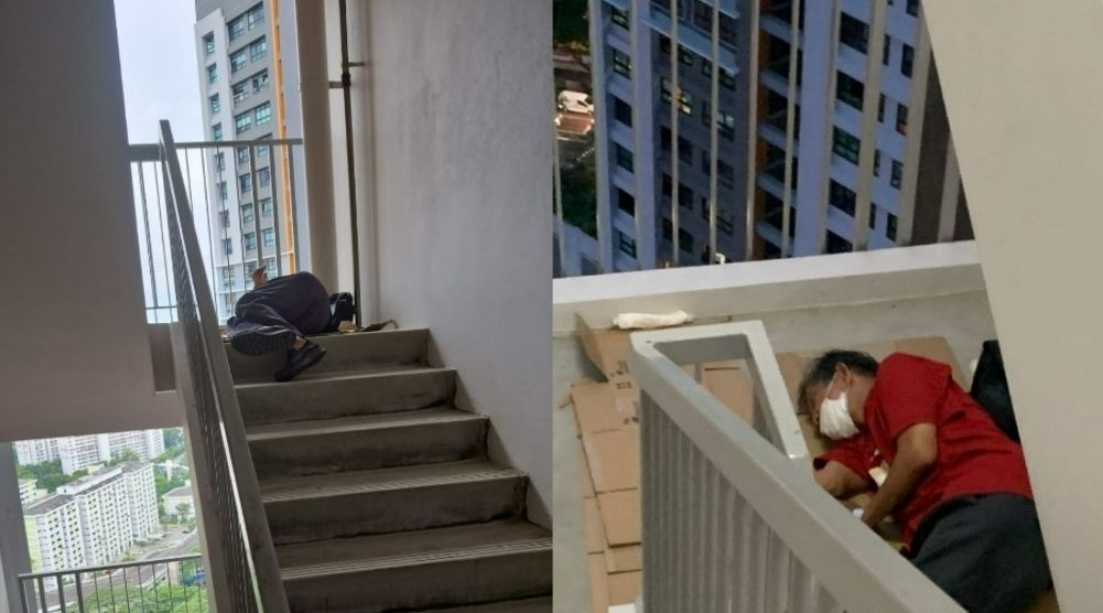 MSF: Man sleeping in HDB stairwell has his own home and doesn't need financial assistance - Singapore News