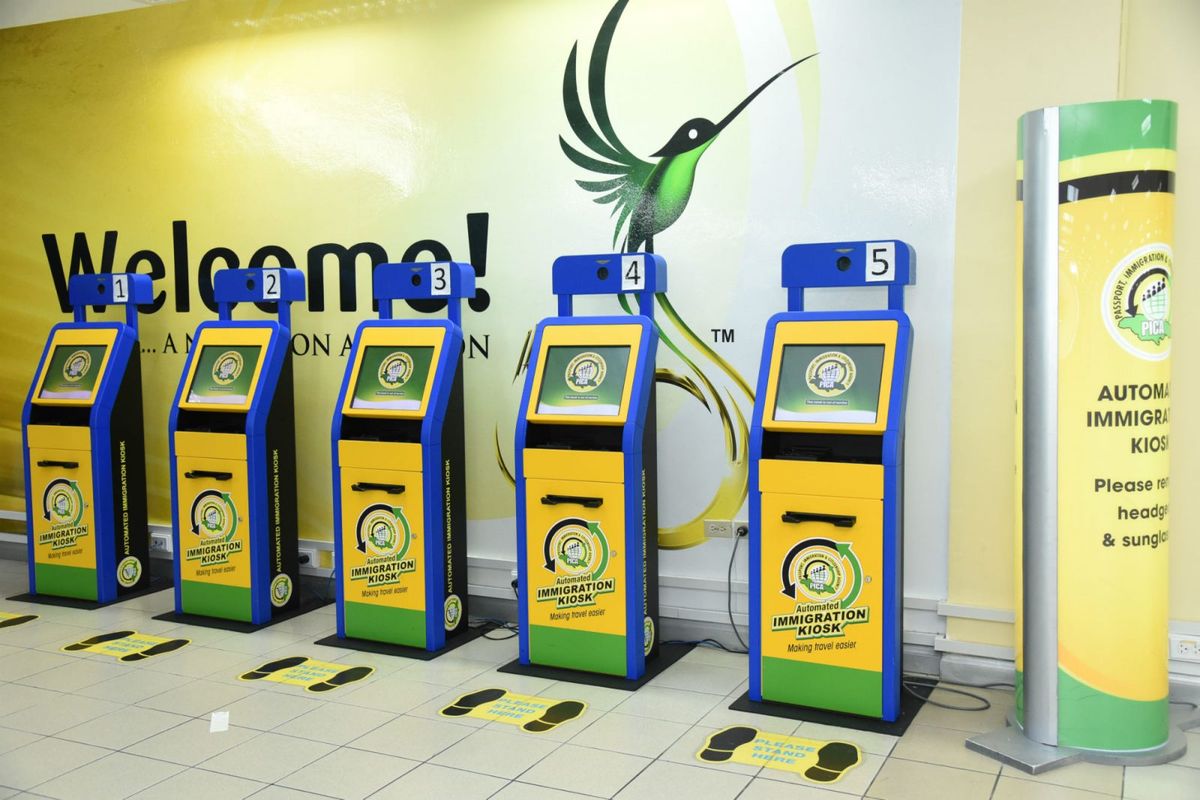 Jamaica introduces new self service biometric kiosks at major airports - WIC News