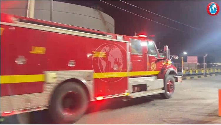 WATCH: Fire at Petrojam, no injuries reported - Jamaica Observer