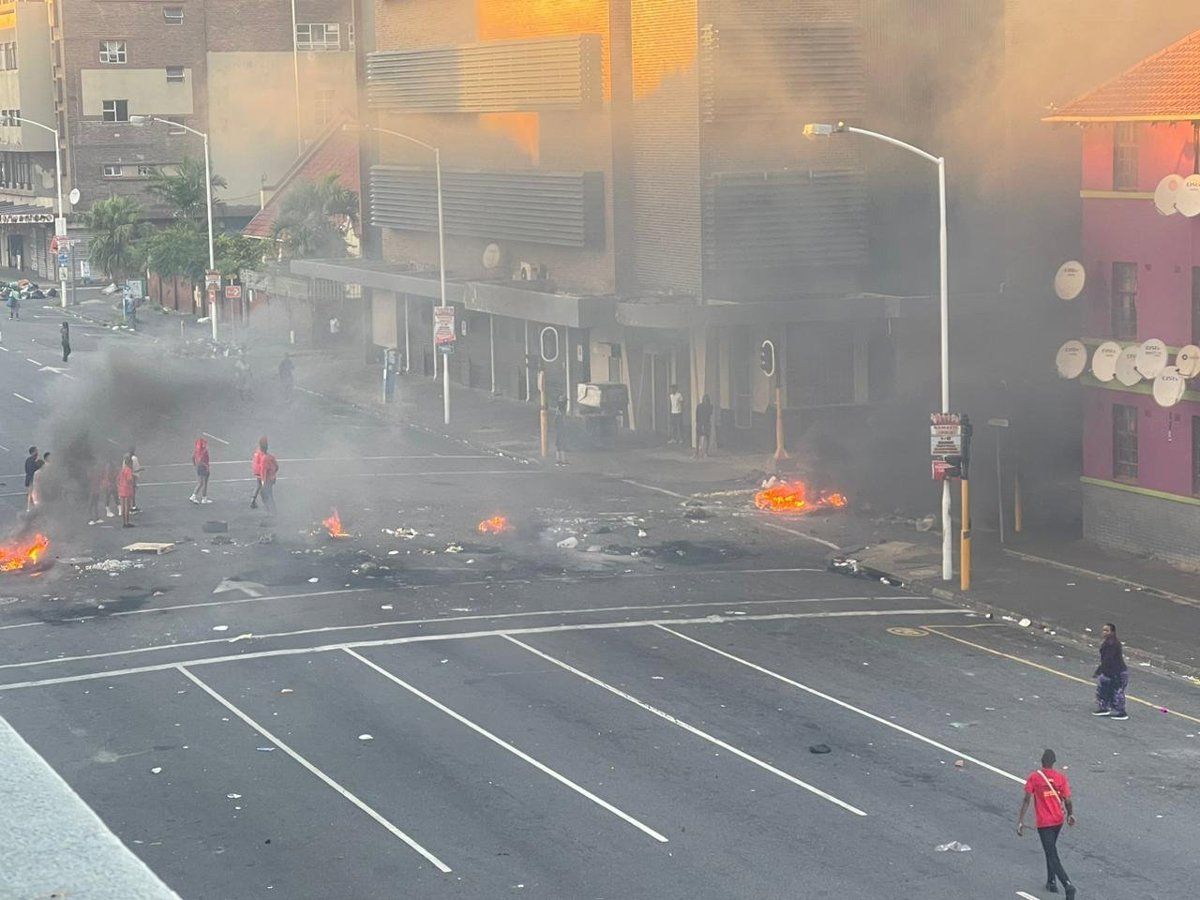 EFF protesting in Durban CBD over lack of service delivery