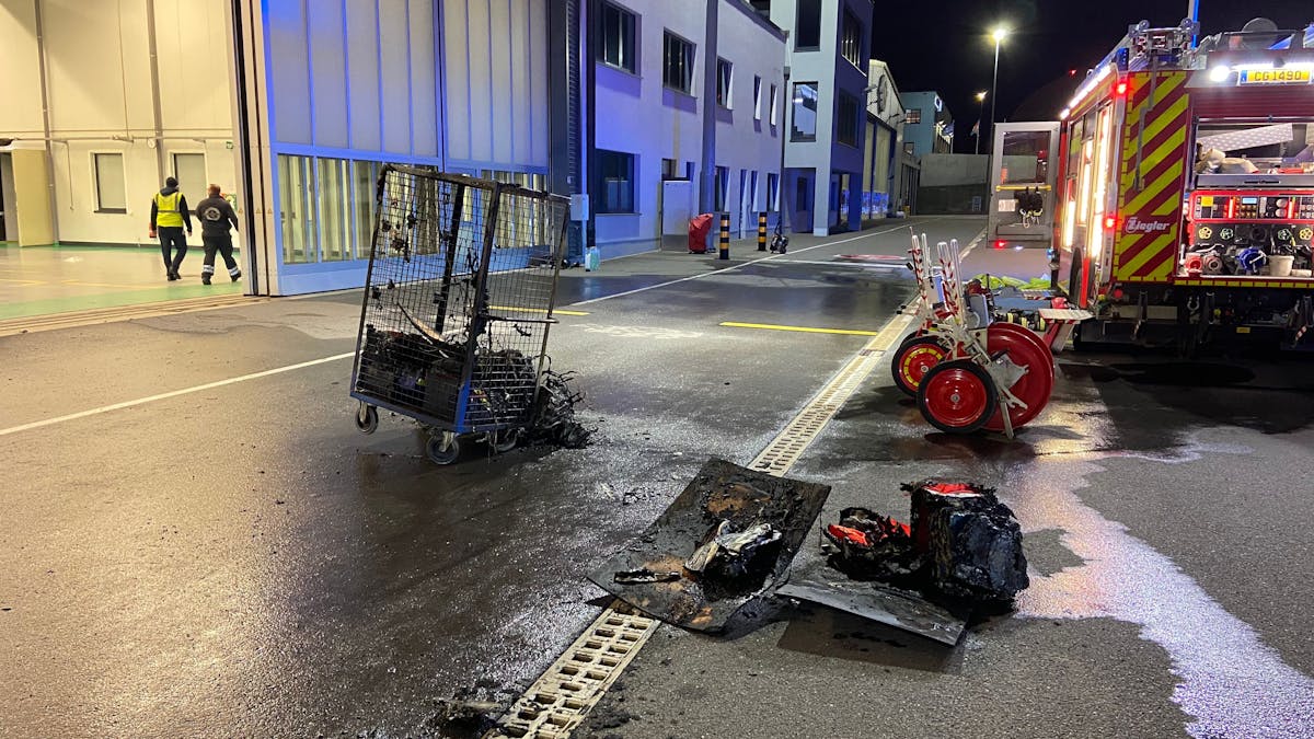 Le matériel de Luxembourg Air Rescue détruit par le feu