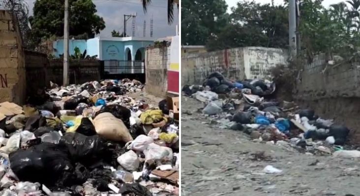 La principal zona de playa de Santo Domingo (R. Dominicana), invadida por la basura - Tourinews