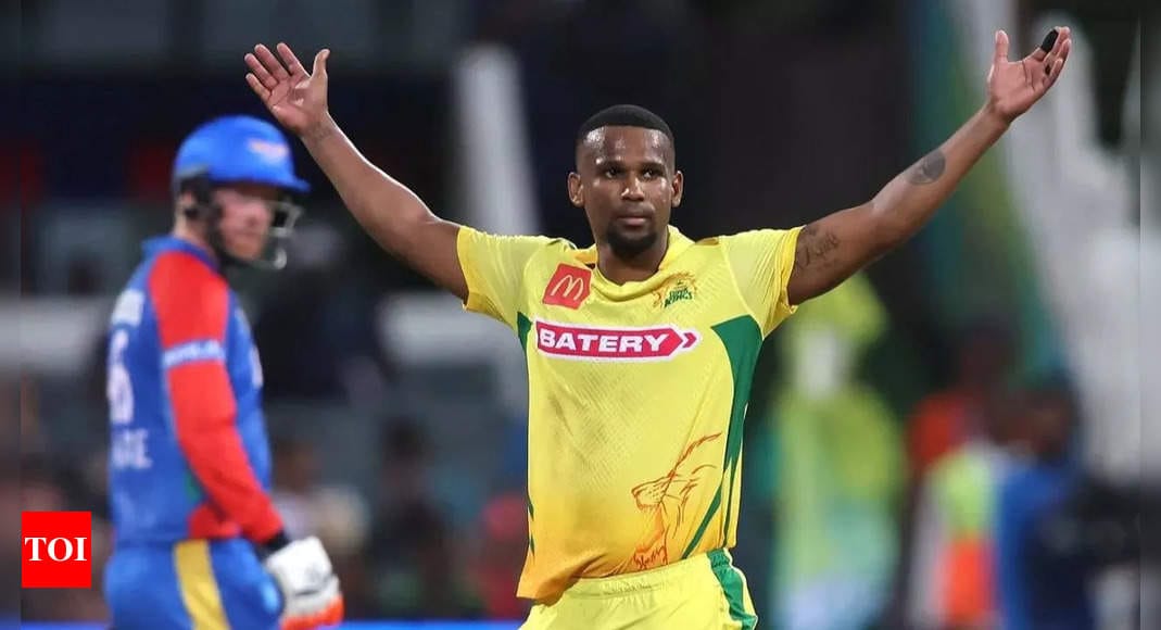 IPL 2024: Lizaad Williams joins Delhi Capitals as replacement for Harry Brook | Cricket News - Times of India