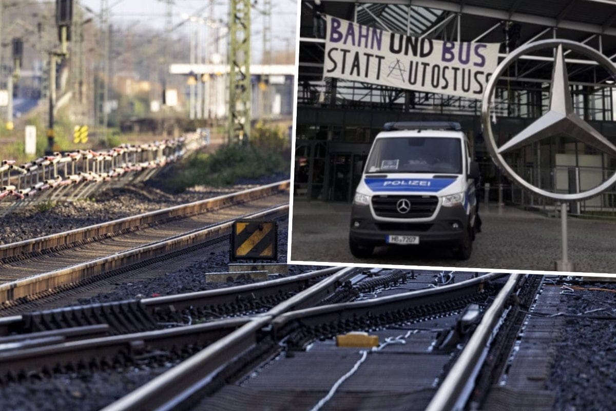 Klimaaktivisten im Gleis! Bahnstrecke zwischen Hannover und Bremen gesperrt