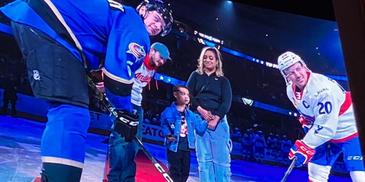 Miracle Off Ice: Mom, Monsters thank man for stopping puck headed for a young boy