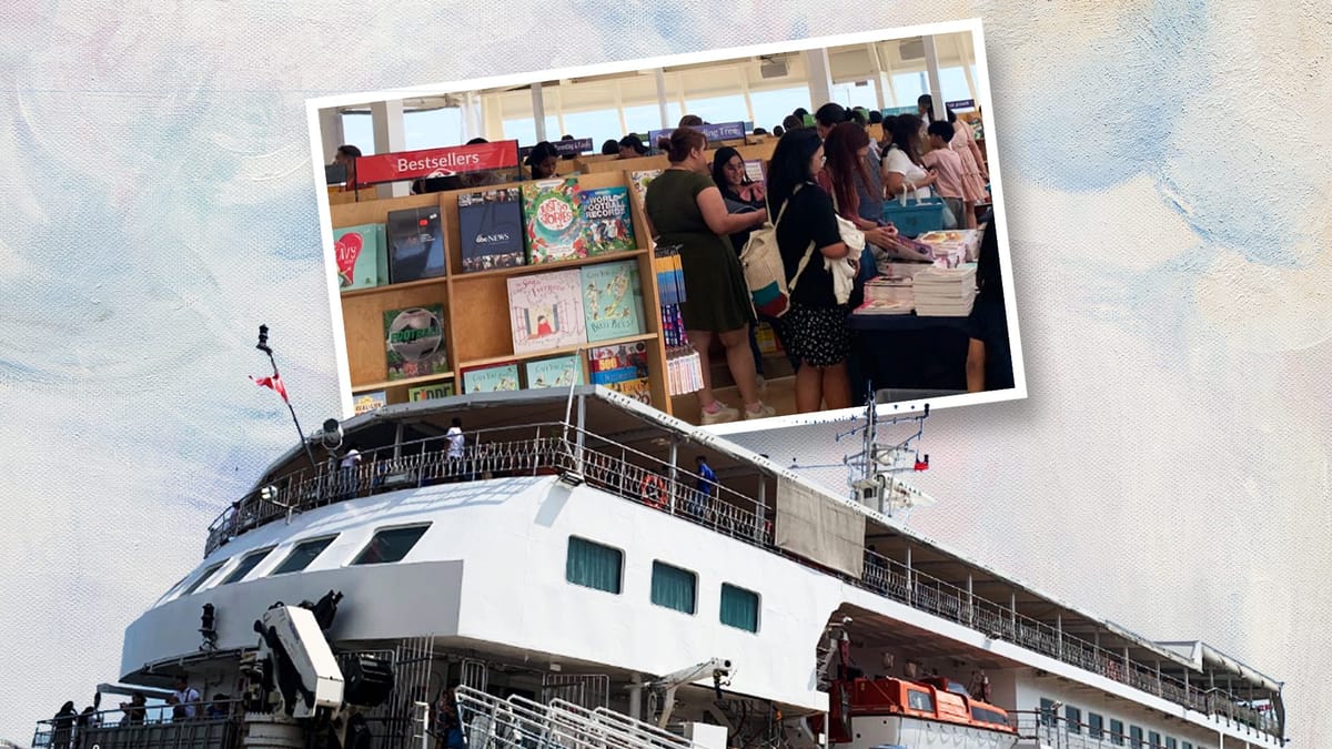 Books for sail! What it's like aboard floating library Doulos Hope in Manila