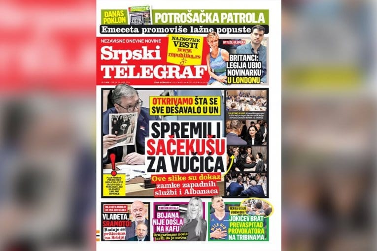 OTKRIVAMO ŠTA SE SVE DEŠAVALO U UN! SPEMILI SAČEKUŠU ZA VUČIĆA! ČITAJTE U SRPSKOM TELEGRAFU!