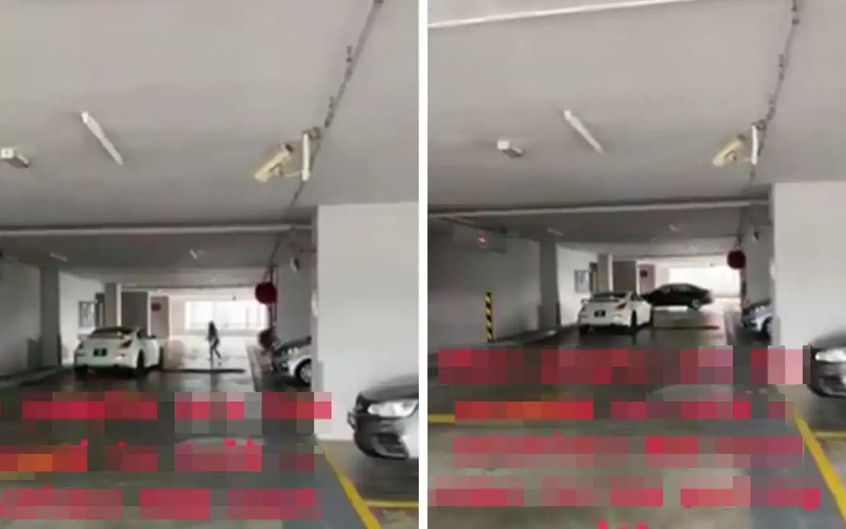 Man rams his car into neighbours' over their noisy quarrel