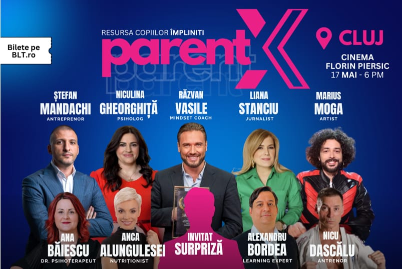 ParentX Events - Resursa copiilor împliniți - Revoluționăm educația copiilor și a părinților în România - Magazin Sălăjean