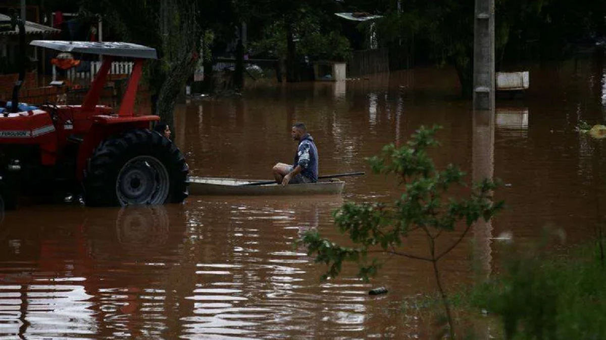 Brasil emite una alerta roja por fuertes lluvias en el cauce del alto Uruguay