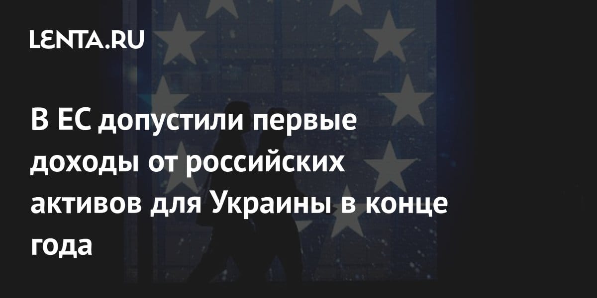 В ЕС допустили первые доходы от российских активов для Украины в конце года