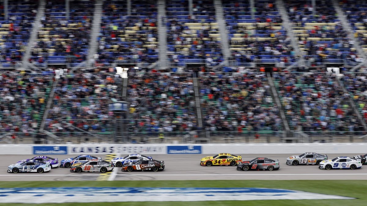 Larson edges Buescher at the line at Kansas Speedway in closest finish in NASCAR Cup Series history