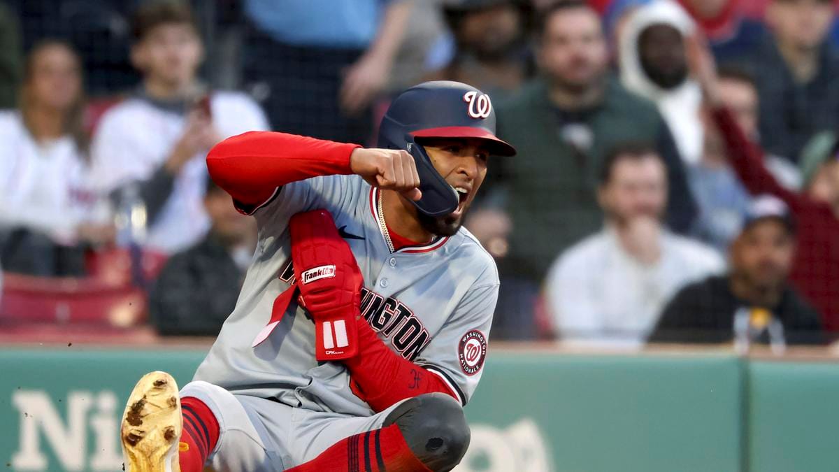 Eddie Rosario marca una carrera y remolca otra en la derrota de los Nationals