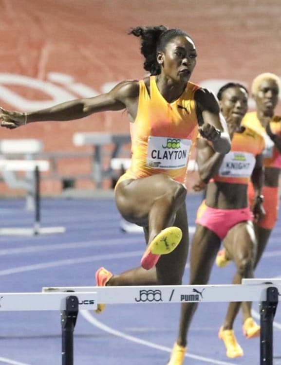 Clayton sets world lead in 400m hurdles at Jamaica Athletics Invitational - Jamaica Observer