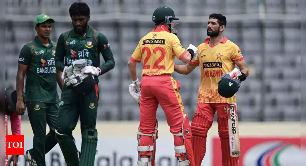 5th T20I: Zimbabwe beat Bangladesh by eight wickets to avoid series sweep | Cricket News - Times of India