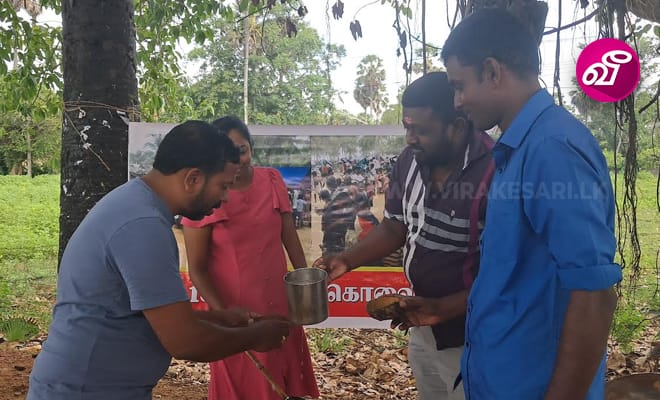 முல்லைத்தீவு - முள்ளியவளையில் முள்ளிவாய்க்கால் கஞ்சி பரிமாறப்பட்டது | Virakesari.lk