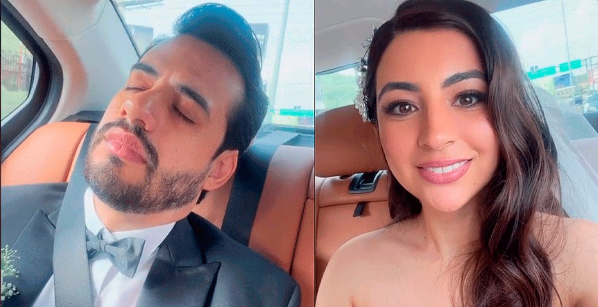 ¡Le ganó el sueño! Novio se queda dormido minutos antes de su boda [VIDEO]