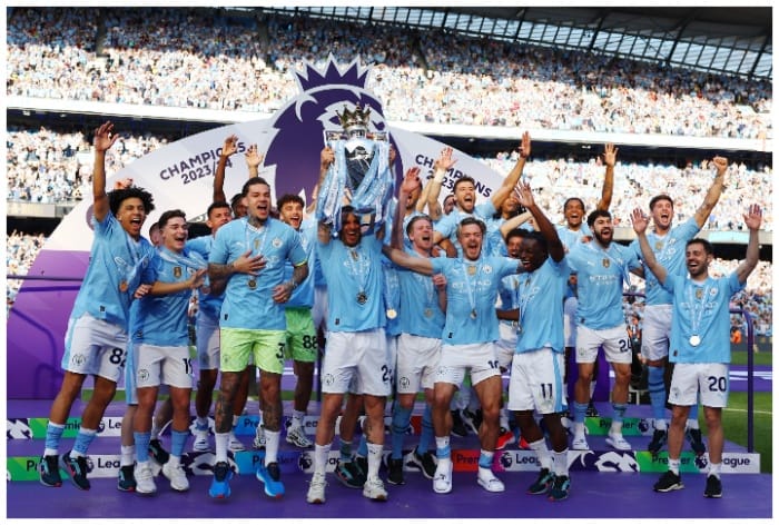 Manchester City Win Record Fourth-Straight Premier League Title After 3-1 Victory Against West Ham