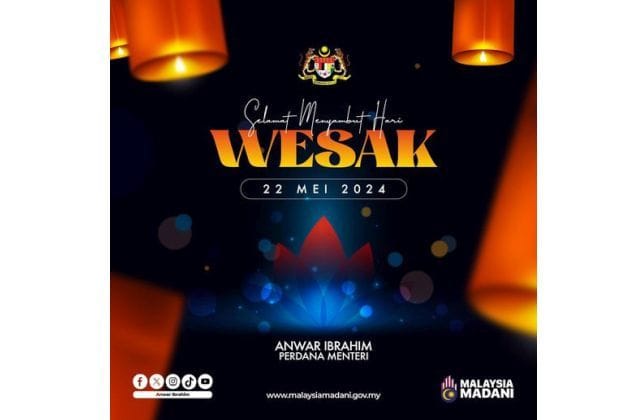 PM Anwar wishes Malaysian Buddhists a Happy Wesak Day