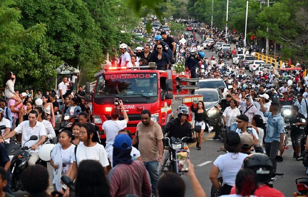 Una multitud despide en Valledupar a Omar Geles (+ video)