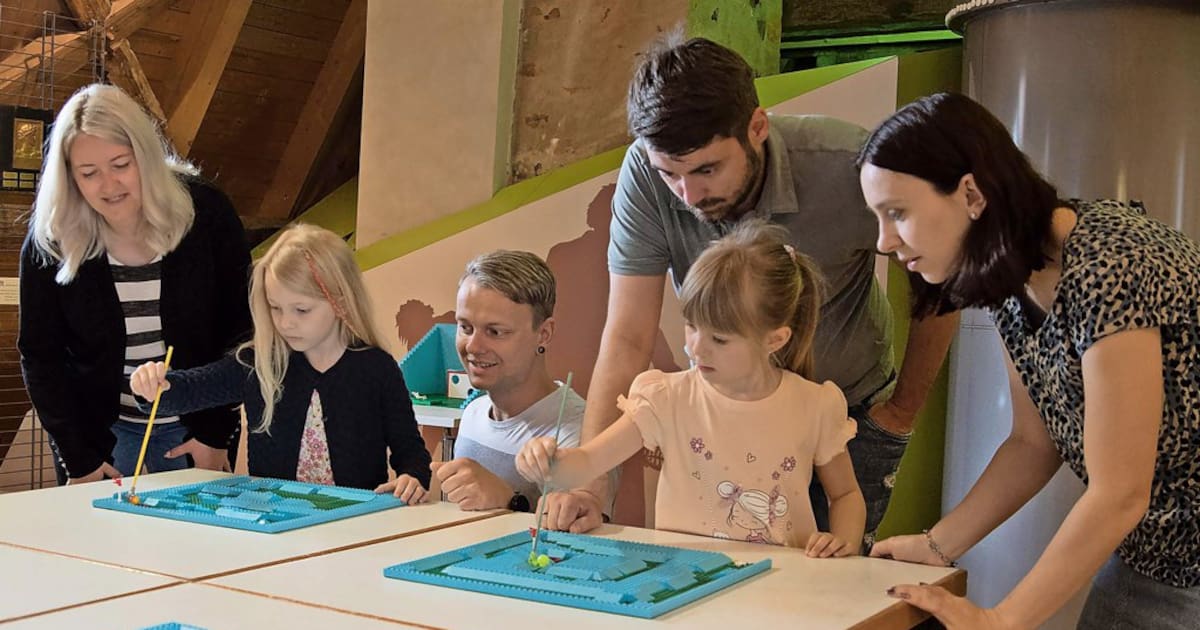 Museum in Eilenburg lädt zur Lego Challenge: Zwei Familien testen vorab