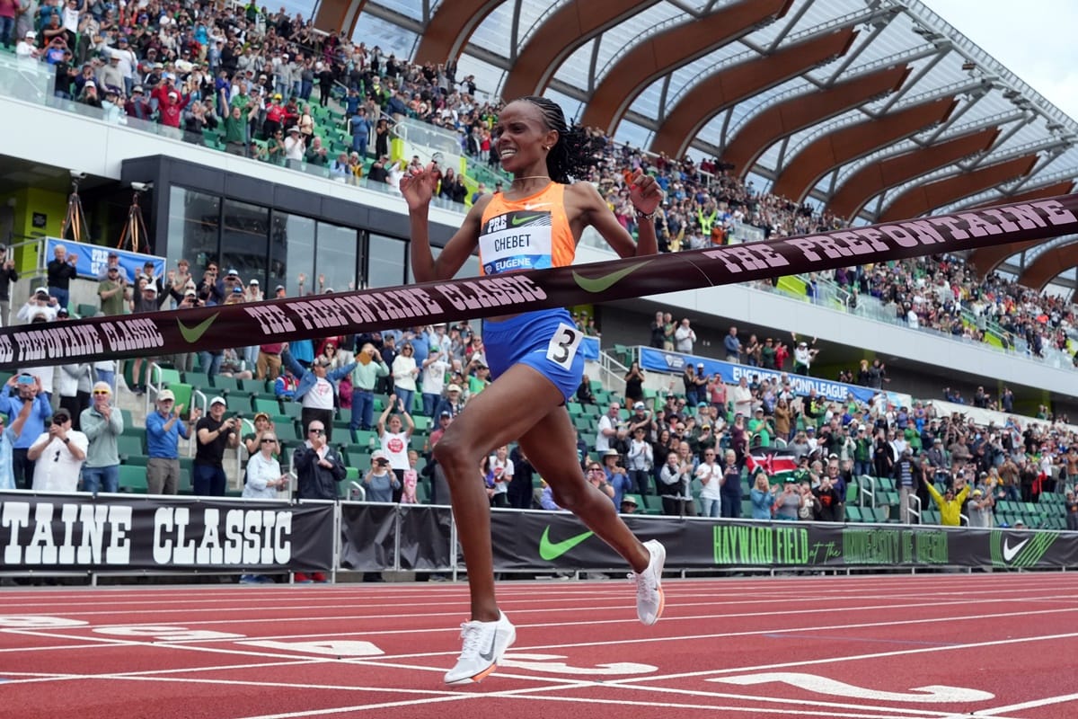 PIX: Chebet sinks 10,000m mark; Kerr, Richardson shine