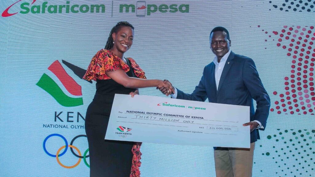 Boost as NOC-K receives Ksh 30 million Paris Olympics sponsorship from Safaricom