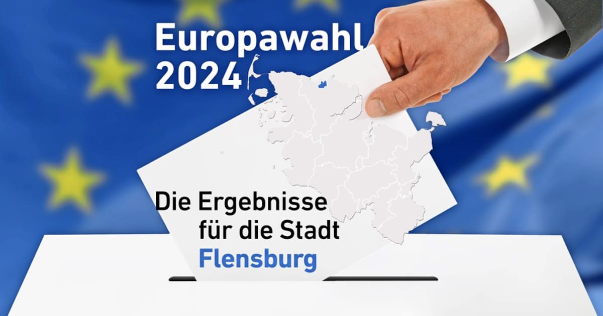 Europawahl 2024 - Ergebnisse für Flensburg: Grüne gewinnen vor CDU und SPD