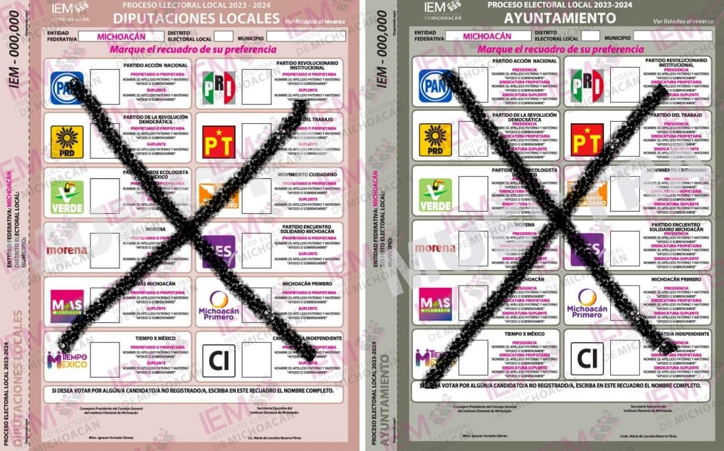 Se incrementó 28.51% voto nulo en Michoacán en elección local