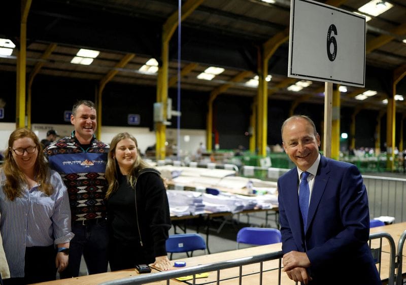 Irish coalition parties on top after marathon European election counts