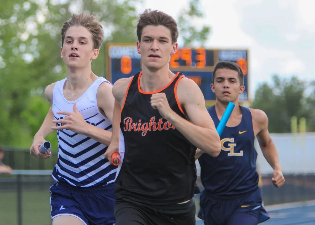 Brighton senior Josh Hamilton: From 26-minute 5K guy to school-record relay contributor