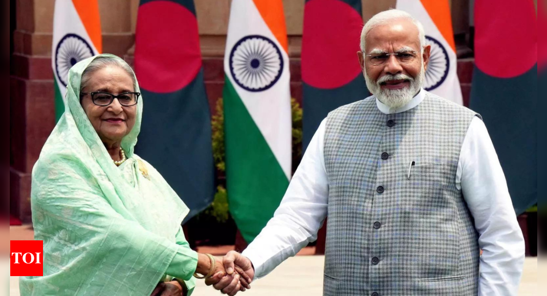 'Prepared futuristic vision for cooperation in new areas': PM Modi, Bangladesh PM Sheikh Hasina's joint statement | India News - Times of India