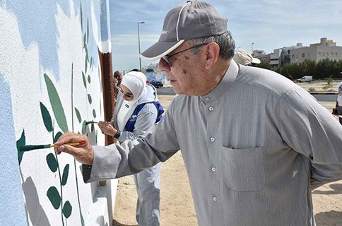 "الفن الثالث" ينشر الجمال في شوارع الكويت