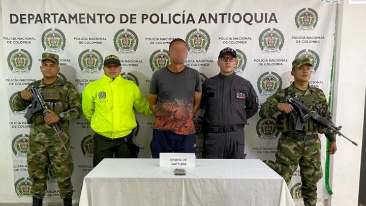 Encarcelan a presunto sicario por ordenar asesinato de su subalterno en Antioquia