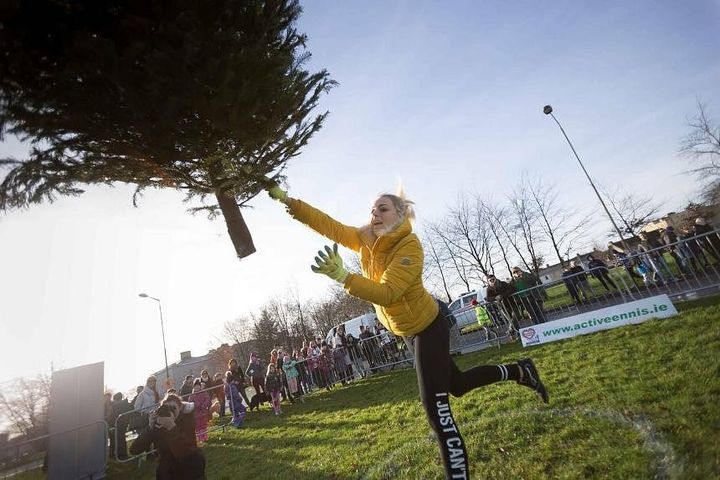 Irish woman lost $1 million injury claims after being revealed as Christmas tree throwing champion