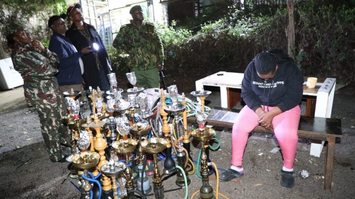 4 people arrested in NACADA shisha raid on Oyster Bay