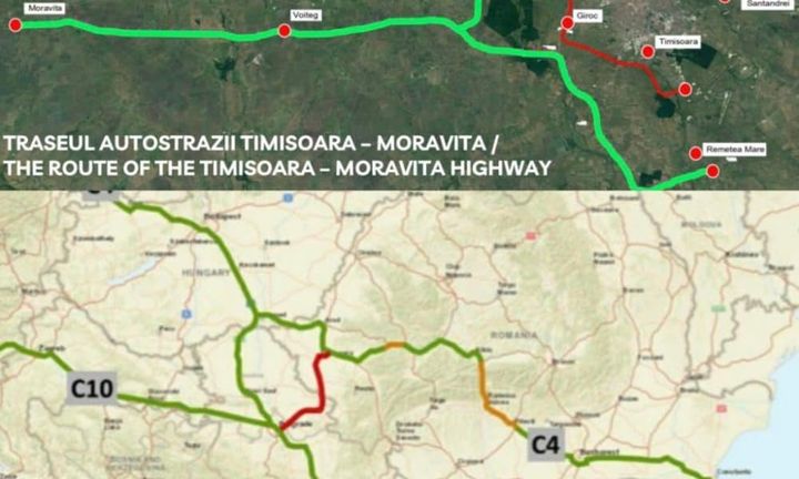 Autostrada Timișoara - Moravița, parte a legăturii cu Belgrad: CNAIR a obținut avizul de mediu pentru studiul de fezabilitate