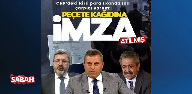 Peçete kâğıdına imza atılmış, ciddiyetsiz belge