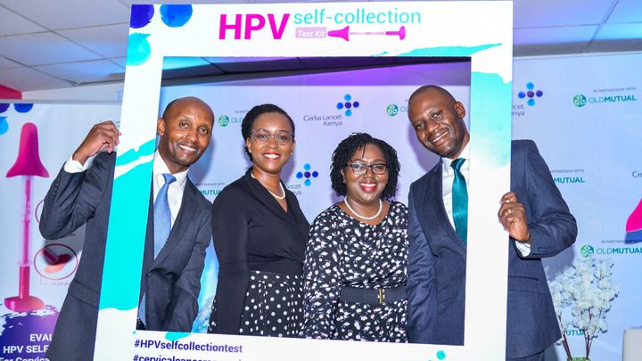 Boost for cervical cancer prevention as Cerba Lancet Kenya, Old Mutual introduce self-collection kit