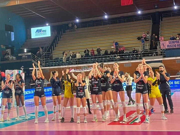 Volley Bergamo 1991, tutto in un pomeriggio: serve un punto in più di Cuneo per conquistare la salvezza