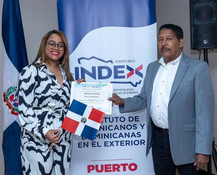 INDEX-PR entrega certificados dominicanas curso intensivo Geriatría