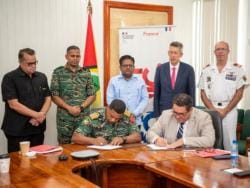 Guyana signs multi-million dollar deal for offshore patrol vessel to boost national defence