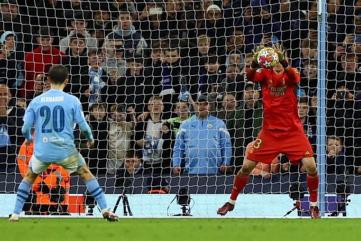 Silva penalty save down to pure luck, says Real keeper Lunin