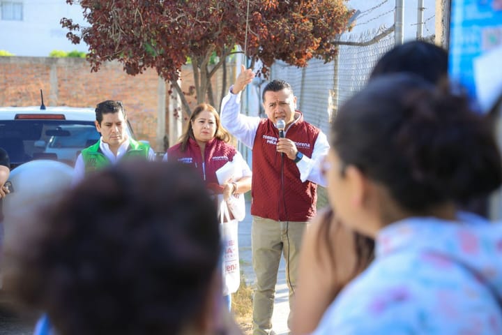 Impulsará Torres Piña más obras por cooperación en Morelia