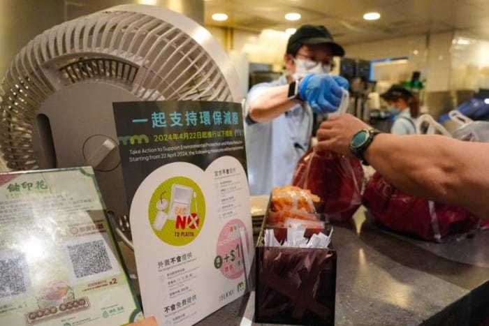 Hong Kong"s single-use plastics ban off to smooth start