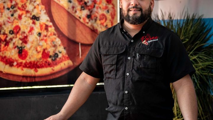 Enormous, 70-piece Pizza Served at El Paseo Restaurant, in Vega Alta