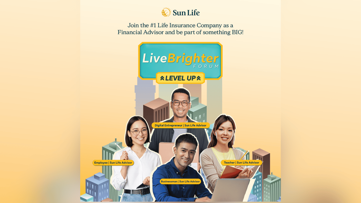 Sun Life's 'Next Big Gig Caravan': Learn how purpose, passion, play, and profit can make you live brighter as Sun Life financial advisor