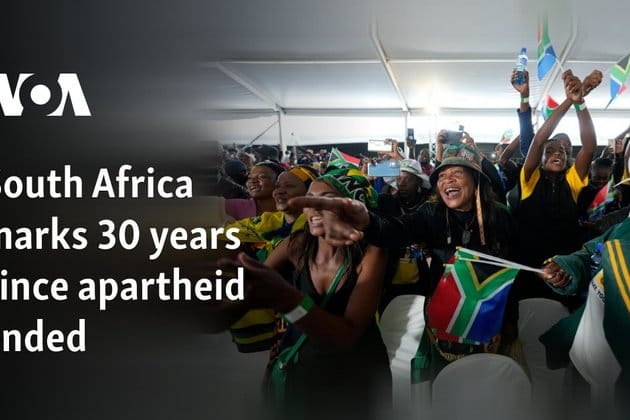 South Africa marks 30 years since apartheid ended