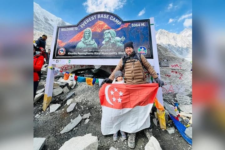 5-year-old sets record as youngest Singaporean to reach Everest Base Camp