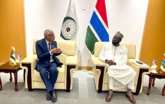 On the sidelines of OIC Summit, Foreign Minister meets his Gambian counterpart